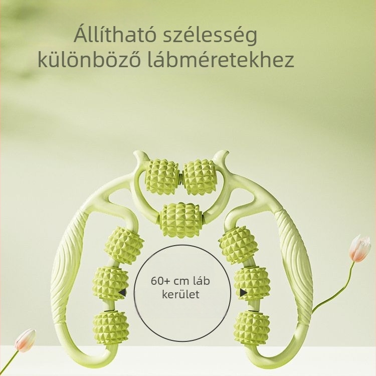 Lábszorító görgő — jóga kiegészítő a fitneszhez és egészségmasszázshoz