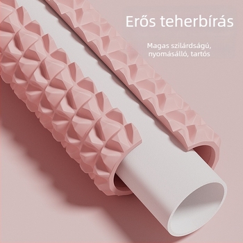 SanFan jóga habszivacs görgő — tüskékkel, üreges belső, teljes test masszázs, EVA+PVC