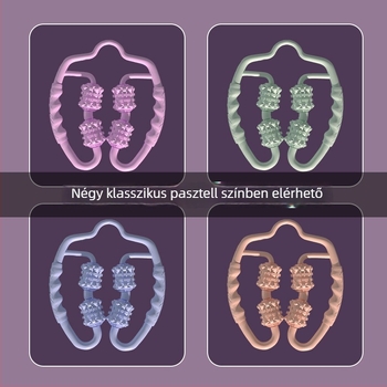 Jógás gyűrűs masszázsroller kéz- és lábmasszázshoz, habhenger a vádlira és a combokra, egy darabból álló konstrukció