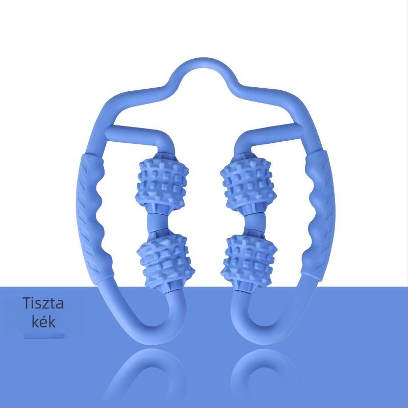 Jógás gyűrűs masszázsroller kéz- és lábmasszázshoz, habhenger a vádlira és a combokra, egy darabból álló konstrukció