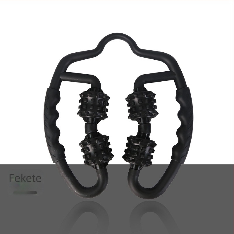 Jógás gyűrűs masszázsroller kéz- és lábmasszázshoz, habhenger a vádlira és a combokra, egy darabból álló konstrukció