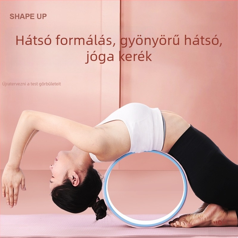 Bevance szilikon jóga kerék eltávolítható belső gyűrűvel, nyomtatásmentes belső felület, teherbírás 300 kg