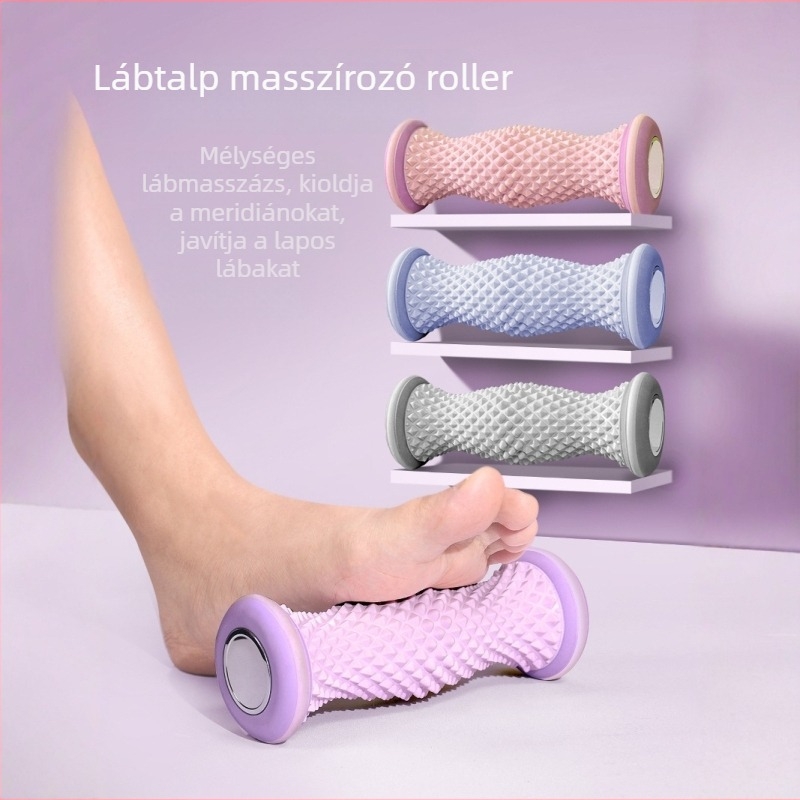 Jógakerék talpi fasciát masszírozó és izomroller – otthoni fitnesz eszköz