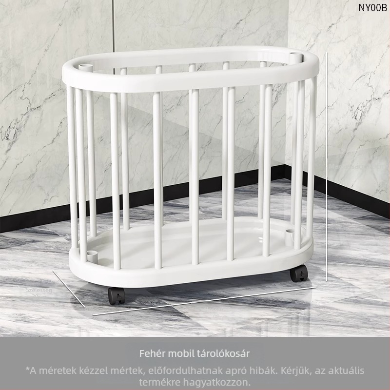 NY00H tárolókosár - PP anyag, modern minimalist design, táskák, magazinok és ruházat tárolására