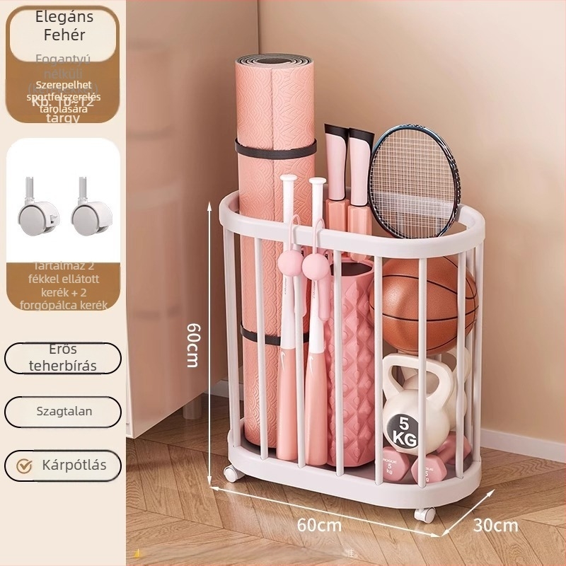 NY00H tárolókosár - PP anyag, modern minimalist design, táskák, magazinok és ruházat tárolására
