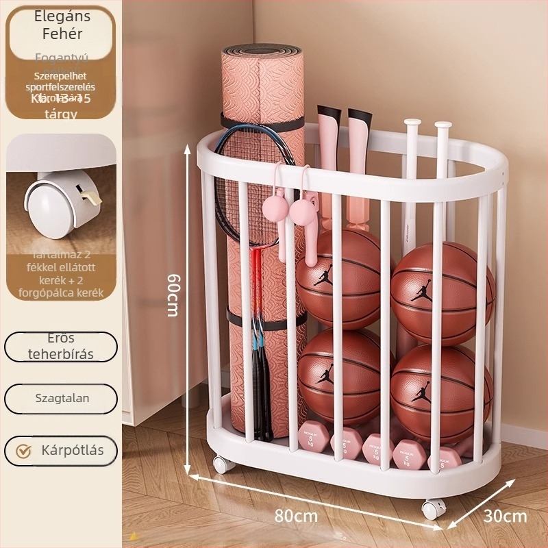 NY00H tárolókosár - PP anyag, modern minimalist design, táskák, magazinok és ruházat tárolására
