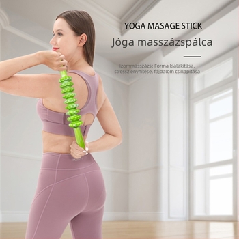 Yipinhui Műanyag Hátsó Masszírozó – Kézi görgős masszírozó eszköz otthoni egészségre és fitneszre