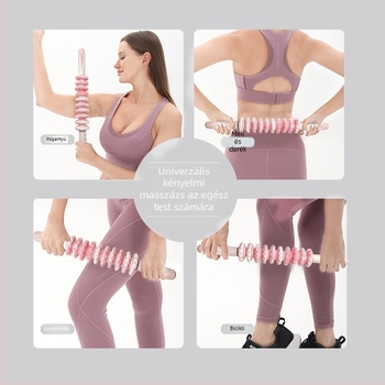 Yipinhui Műanyag Hátsó Masszírozó – Kézi görgős masszírozó eszköz otthoni egészségre és fitneszre