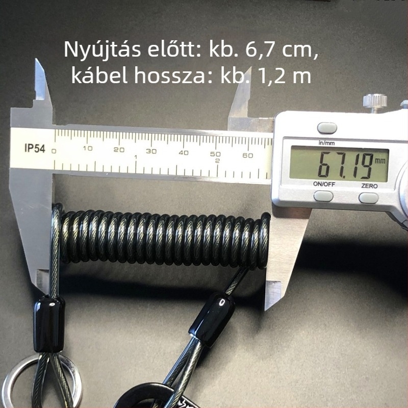 SUNKO rugós acélhuzal kötél kültéri hegymászásra és horgászatra — alumíniumötvözet, acél, PU; származás Kína