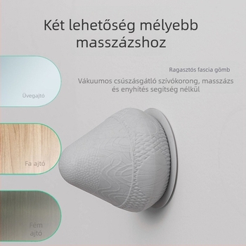 Jóga masszázsgömb, TPE anyag, 165 g, nem felfújható, kúpos dizájn, Aruyooga márka