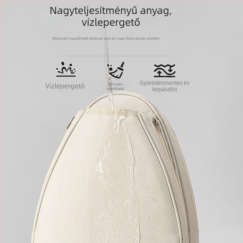 Badminton/Tennis táska hátizsák — könnyű, multifunkcionális, logónyomtatás, Oxford vízálló szövet, kompozit anyag