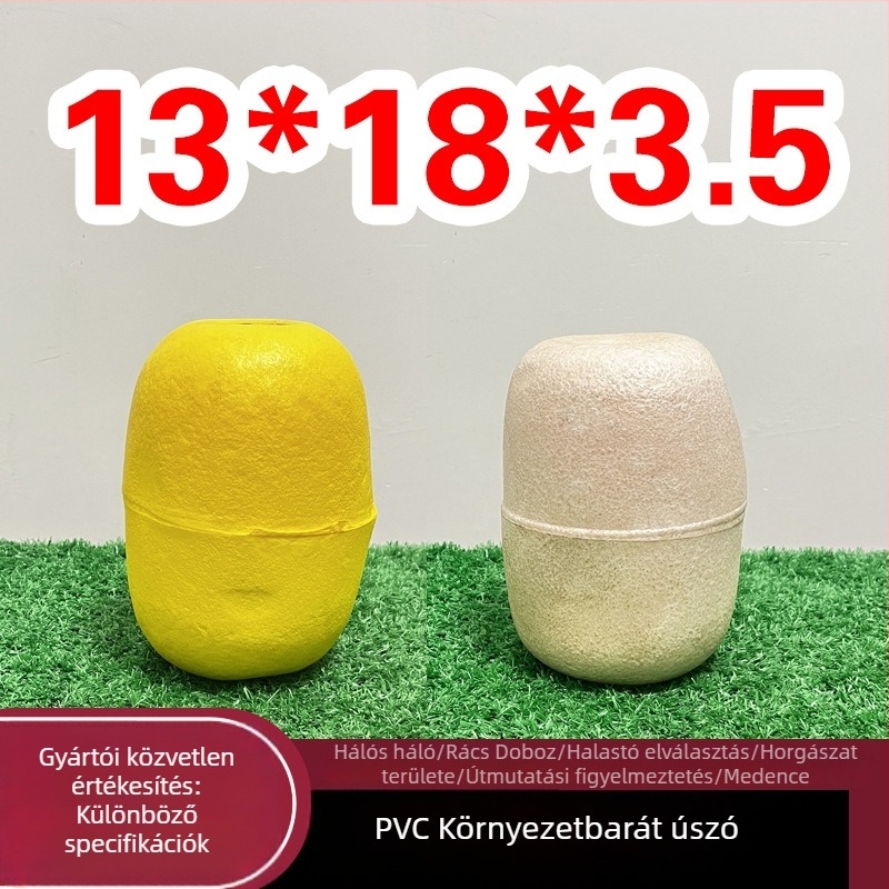 Ováli PVC habból készült úszó hálóhoz, műanyag horgász bója