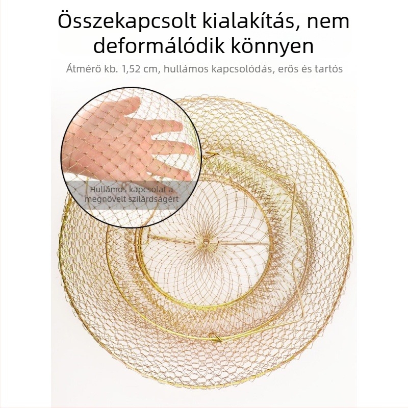 Mengda Összecsukható acélsodrony halászkosár védelmi célból — Márka Mengda; Kategória: Halászat védelem; Anyag: Egyéb