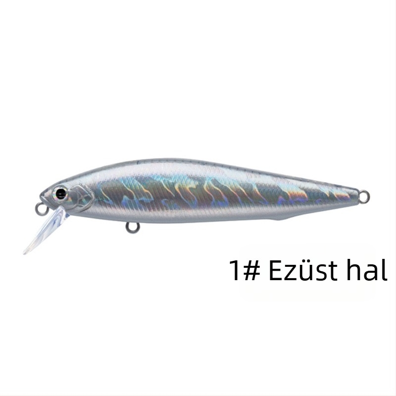 Távolsági dobásra tervezett műcsali: süllyedő minnow ezüst pengével; minnow ezüst pengével és Dead Fly rendszer