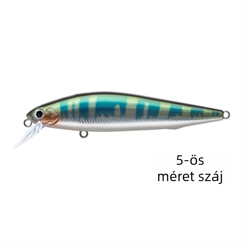 Távolsági dobásra tervezett műcsali: süllyedő minnow ezüst pengével; minnow ezüst pengével és Dead Fly rendszer