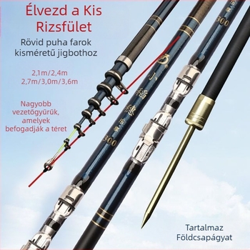Soft-Tail horgászbot készlet raftos horgászatra és partmenti dobásra
