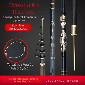 Soft-Tail horgászbot készlet raftos horgászatra és partmenti dobásra