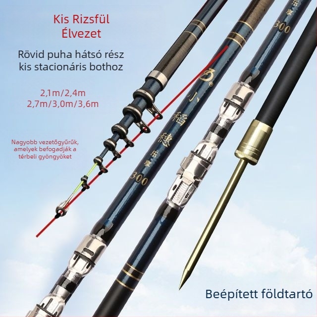 Soft-Tail horgászbot készlet raftos horgászatra és partmenti dobásra