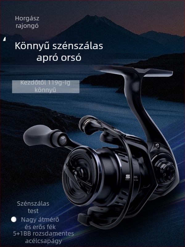 Fishing Fan S2 könnyű szénszálas spinningorsó