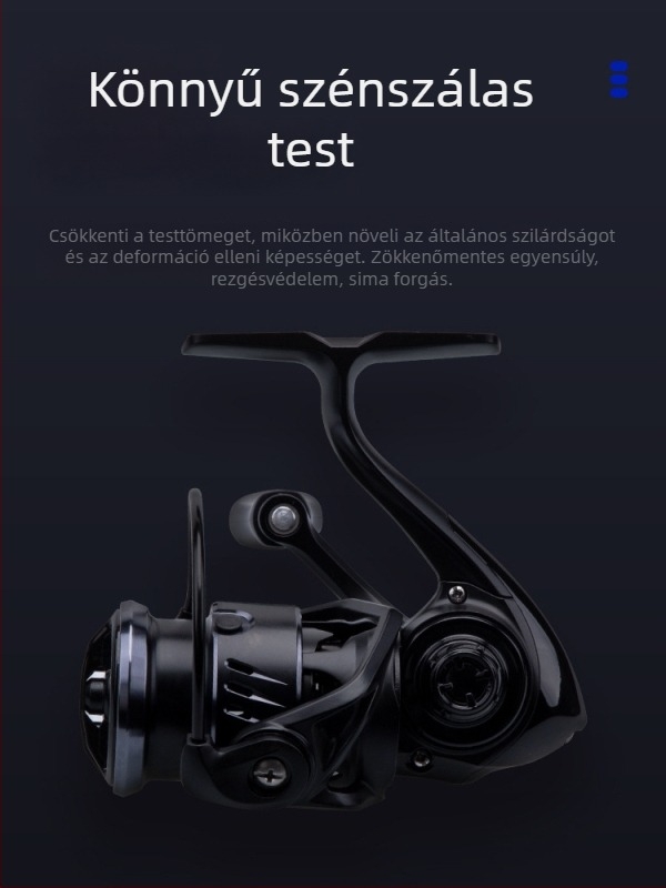 Fishing Fan S2 könnyű szénszálas spinningorsó