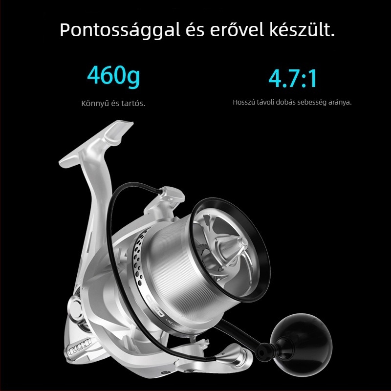 DIWA/Diva 801 White Knight horgászorsó – rozsdamentes acél csapágyak, karbonszálas test, 460 g súly
