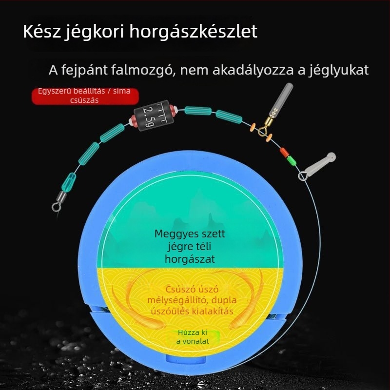 Fő horgászvonal nylonból, szakítószilárdság 1000, 50 darab csomag