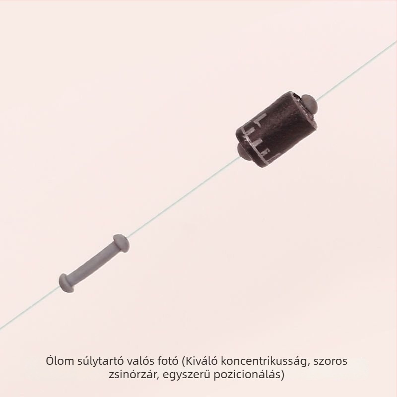 Integrált ólomsúly gyönggyel, gyorszáródású puha magú tervezés horgászathoz