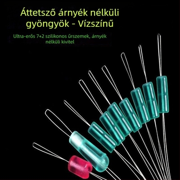 Átlátszó szilikon űrgyöngy készlet a fő zsinórhoz – anti-kavarodás