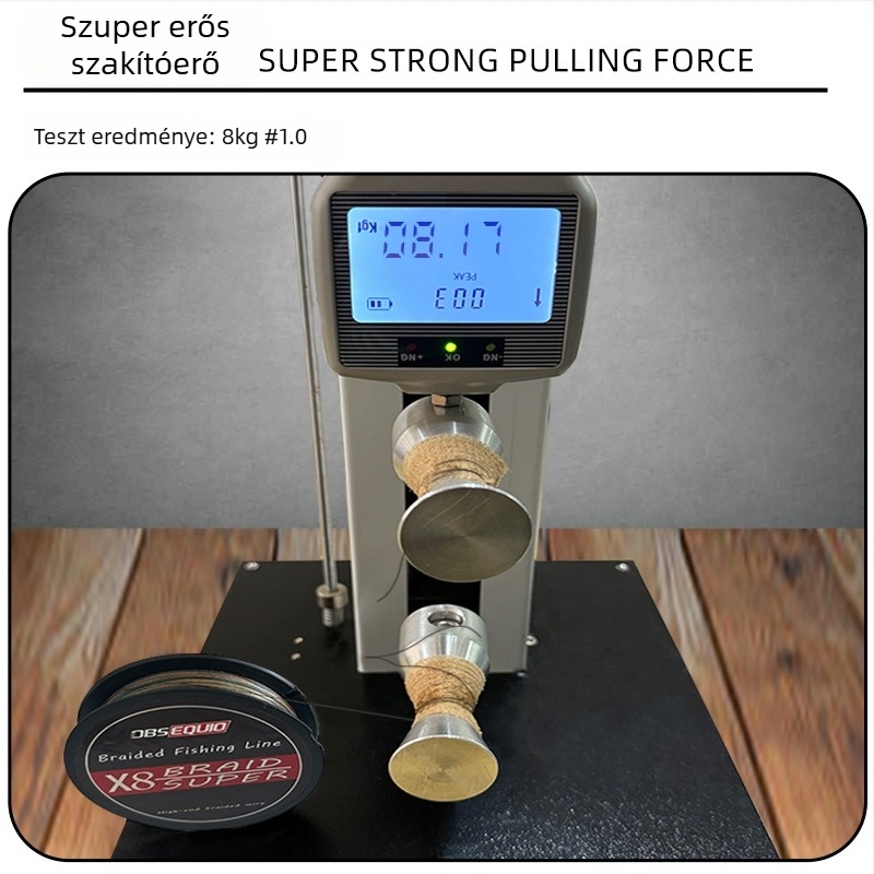 Horgász fő vonal — 8-szálas PE vonal, OBSEQUIO, 10–100 lb, tengeri horgászat