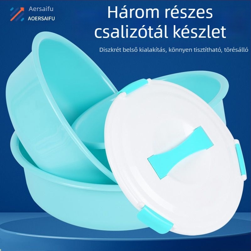 Orsev anti esés etetőmedence készlet — nyitott etetőedény, etető keverése, 3 részes etetőedény készlet, élelmiszer-minőségű PC