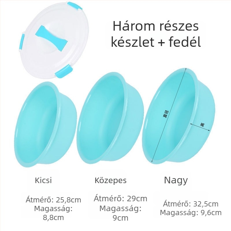 Orsev anti esés etetőmedence készlet — nyitott etetőedény, etető keverése, 3 részes etetőedény készlet, élelmiszer-minőségű PC