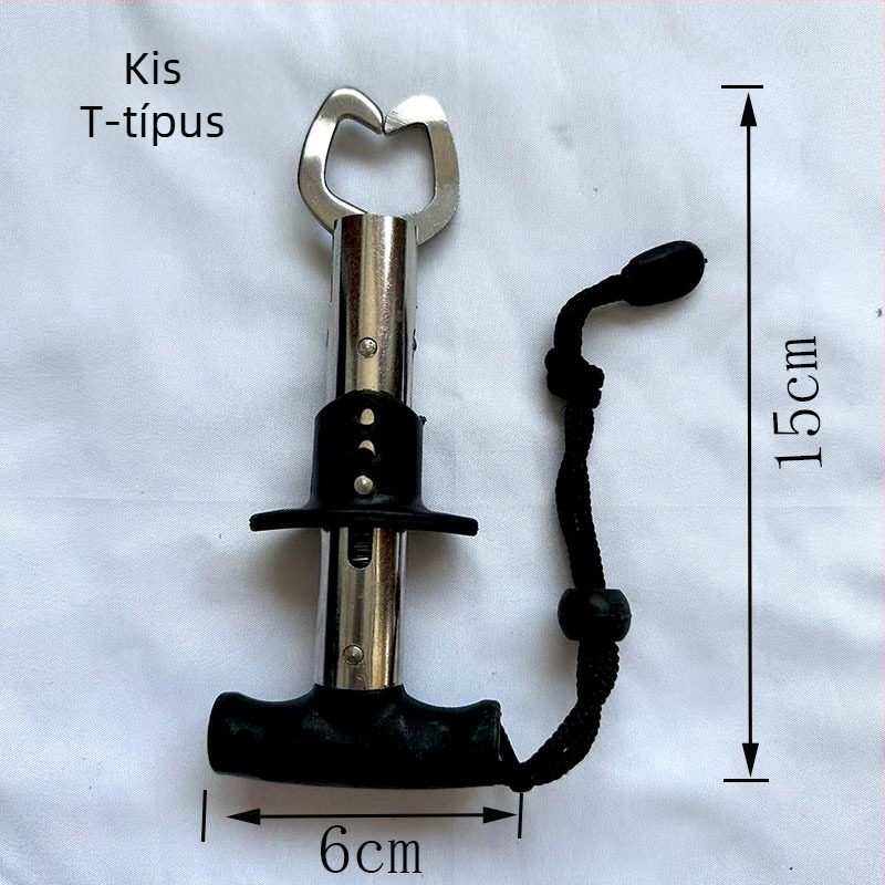 Forever good alumíniumötvözetű horgászcsipesz beépített mérleggel, hajtogatható műcsali csipeszek készlet