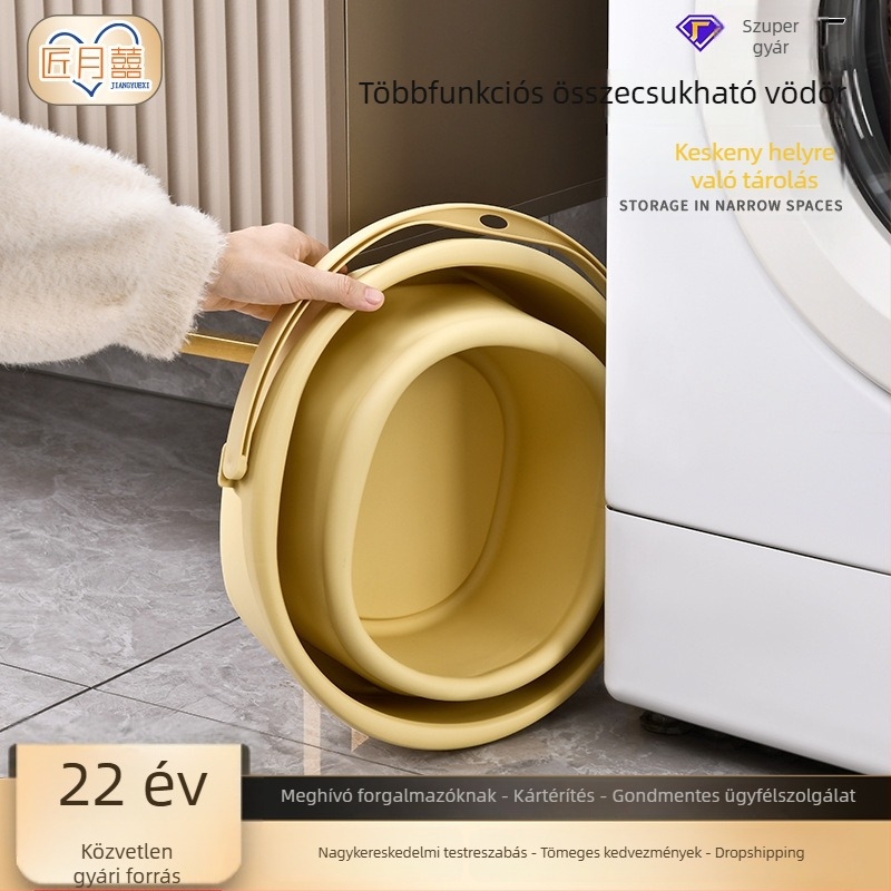 Carpenter műanyag kör vödör, fogantyú nélküli; hideg és meleg vízhez alkalmas; tömeg 0,5 kg