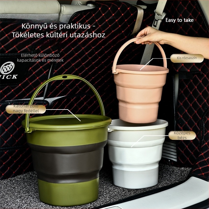 Carpenter műanyag kör vödör, fogantyú nélküli; hideg és meleg vízhez alkalmas; tömeg 0,5 kg