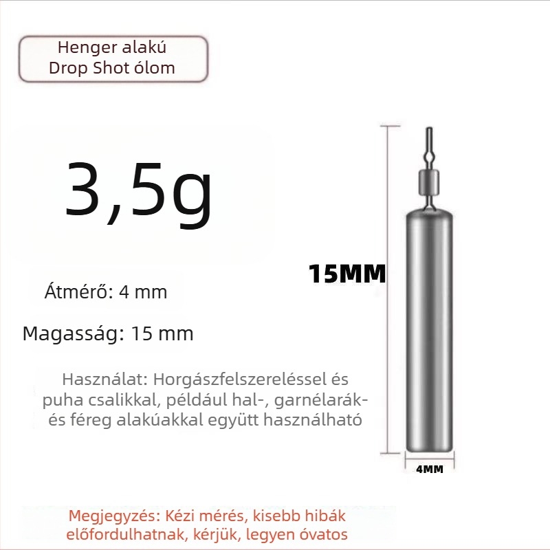 Jigging készlet hengeres, hosszú súlyokkal kite horgászathoz — gyors összeszerelés és szétszerelés