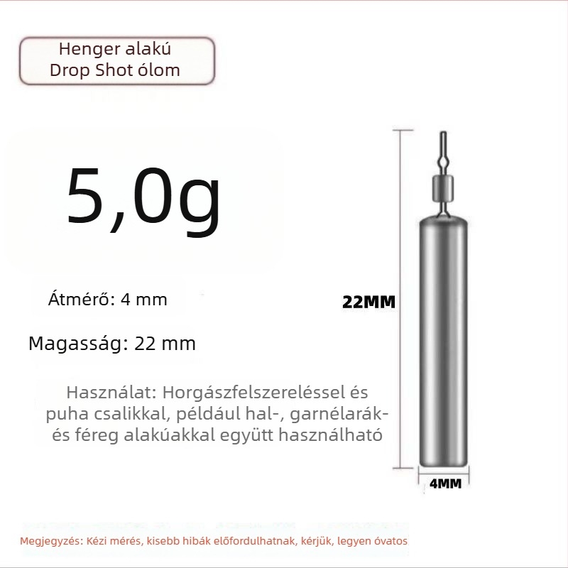 Jigging készlet hengeres, hosszú súlyokkal kite horgászathoz — gyors összeszerelés és szétszerelés