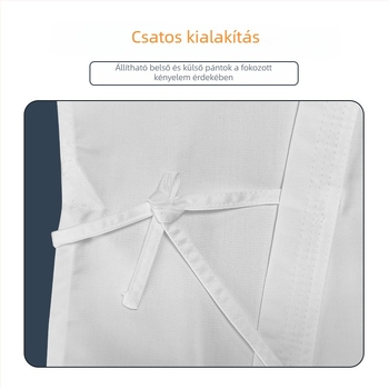 Karate egyenruha felnőtteknek és gyerekeknek – twill szövet, pamut‑poliszter keverék 80%, belső poliészter, alkalmas Taekwondo