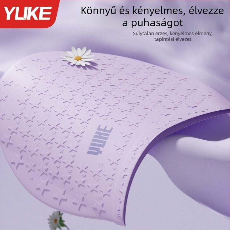 Szilikonból készült vízálló úszósapka felnőtteknek, alkalmas úszásra és vízi tevékenységekre