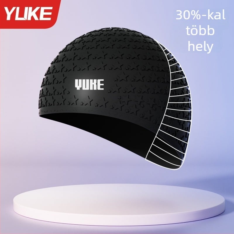 Szilikonból készült vízálló úszósapka felnőtteknek, alkalmas úszásra és vízi tevékenységekre