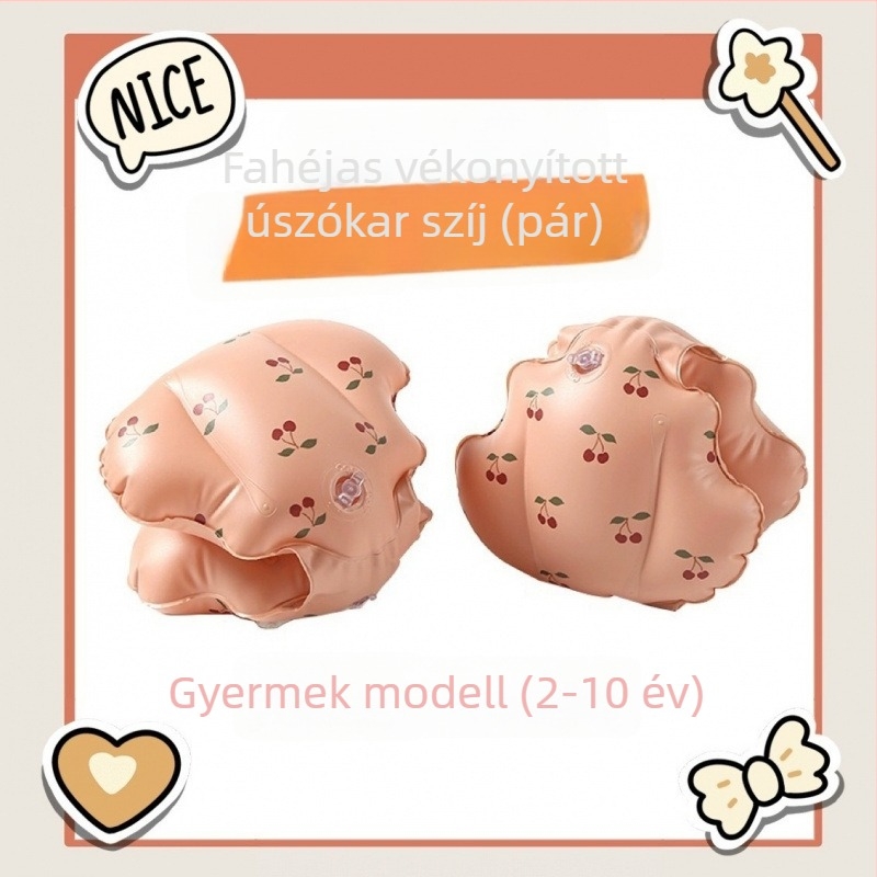 Baba- és gyermek úszó kargyűrűje, vastabb, kezdőbarát, márka Unique, anyag: Egyéb, minta: Reklám logó