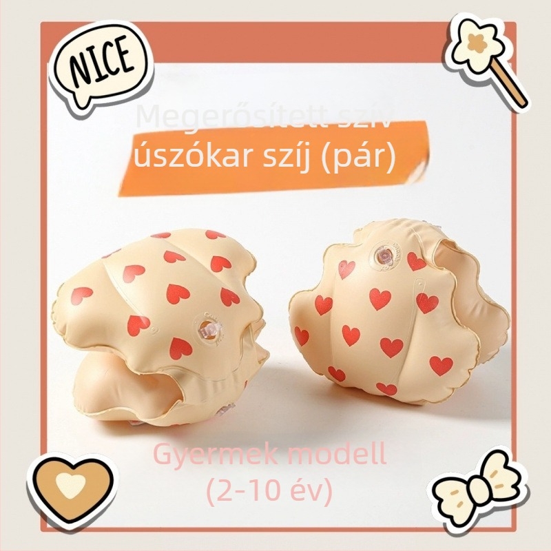 Baba- és gyermek úszó kargyűrűje, vastabb, kezdőbarát, márka Unique, anyag: Egyéb, minta: Reklám logó