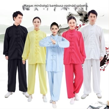 Tai Chi ruha, kordbársony anyag, len összetevővel, fiúk számára, gyerekeknek, minta: Más