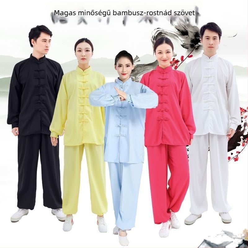 Tai Chi ruha, kordbársony anyag, len összetevővel, fiúk számára, gyerekeknek, minta: Más