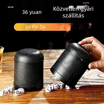 Dobókocka pohár készlet szitával, 1 mm chip specifikáció
