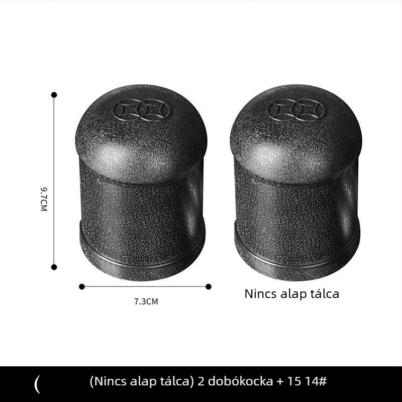 Dobókocka pohár készlet szitával, 1 mm chip specifikáció