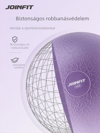 Joinfit Mini Pilates Labda – Jóga/egyensúlylabda, PVC, gyerekeknek