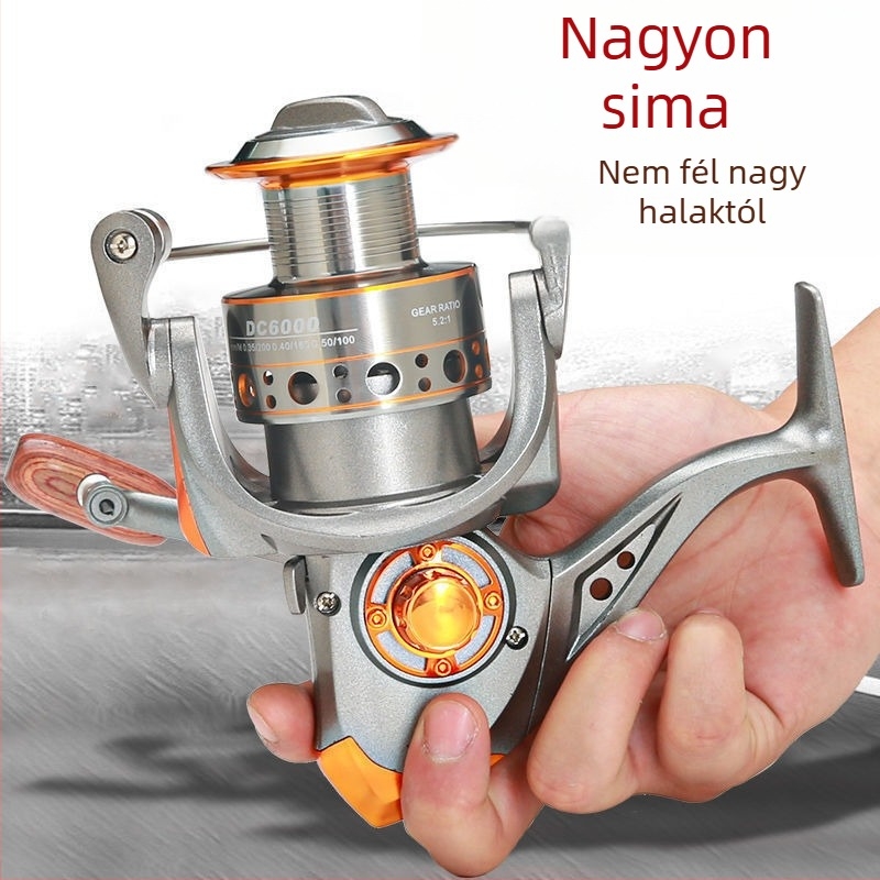 Horgászorsó, fly wheel típusú, általános márka; nincsenek licencelt magánmárkák.