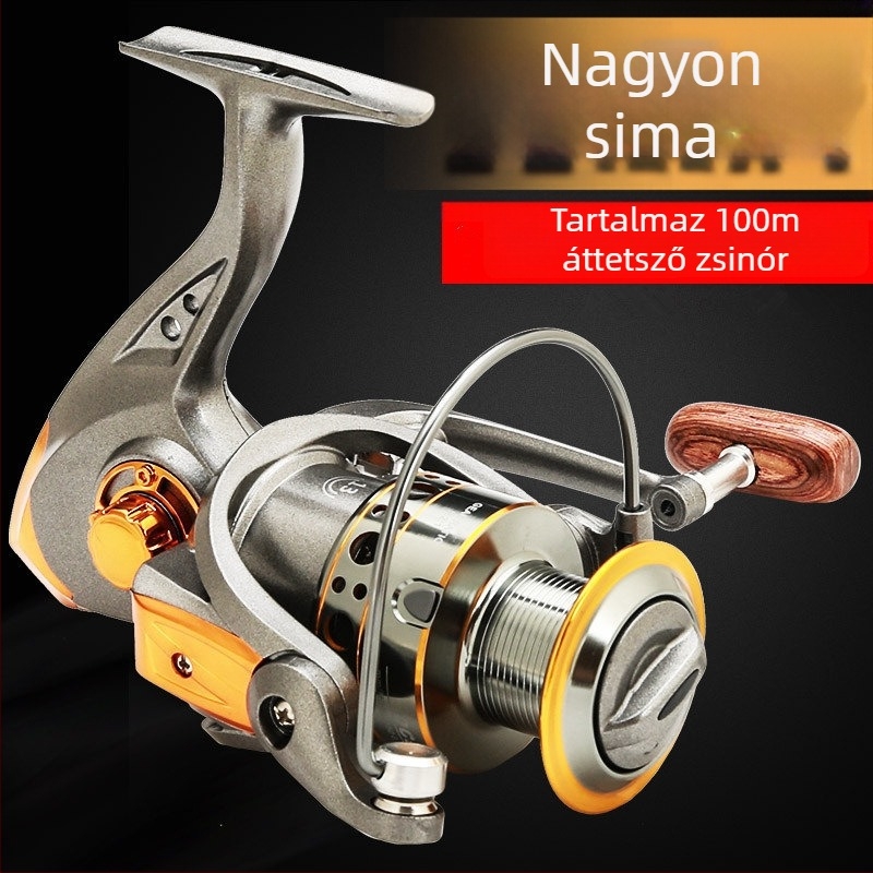Horgászorsó, fly wheel típusú, általános márka; nincsenek licencelt magánmárkák.
