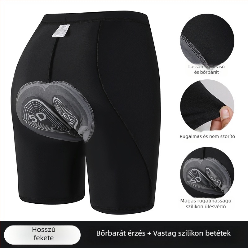 Hegyi kerékpáros rövidnadrág szilikonos párnázással, nedvességelvezető, légáteresztő, spandex anyagból, uniszex, nyárra