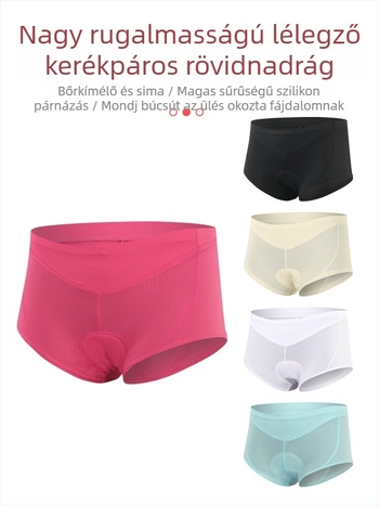 XINTOWN női kerékpáros rövidnadrág, légáteresztő, nedvesség-elvezető, anyag: kémiai rost, tavaszi kerékpározáshoz